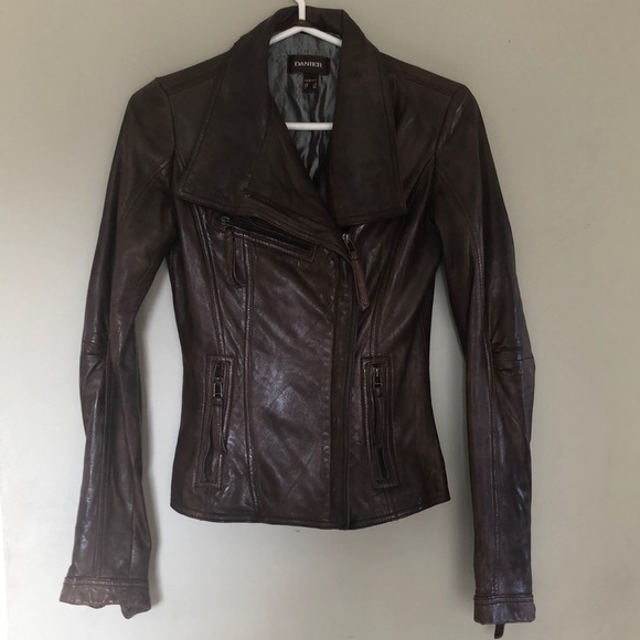 Daniel Brown Leather Jacket - Picture 1 of 4